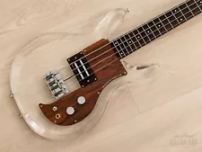 1990 Greco APB-1000 Dan Armstrong-Style Vintage Lucite Short Scale Bass, Japan