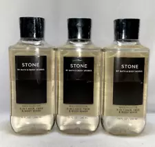 3 Stone Men's Collection Bath & Body Works 3-IN-1 Hair, Face & Body Wash 10 fl