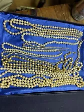 Vintage Faux pearl & Real Pearl Necklaces Need Repair 1 LB 7 OZ