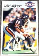 MIKE SINGLETARY Chicago Bears 1986 Super Bowl XX Sports Illustrated 23x35 POSTER