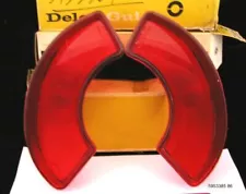 1962 Pontiac Star Chief Bonneville NOS Outer Tail Lamp Lenses, 5953385 5953386 (For: 1962 Pontiac Star Chief)