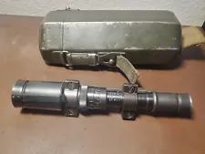 WW II German Army Air Force K98 - ZF41 RIFLE SCOPE MOUNT & TAN CASE - VERY RARE!