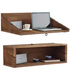 Wall Mounted Desk 31.1'' (79cm) Wide Home Office Space Saving Workspace -On Sale