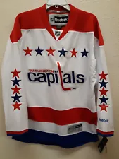 Reebok Premier NHL Jersey Washington Capitals Team White Alt sz S