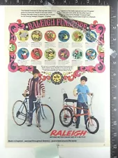 1971 ADVERTISING- Raleigh Chopper 3 5 10 speed shifter bicycle bike