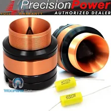 PRECISION POWER PT.4 1" 100W PRO AUDIO ALUMINUM BULLET HORN SUPER TWEETERS NEW