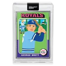 TOPPS PROJECT 2020 #102 - 1992 George Brett by Keith Shore **BOX INCLUDED**