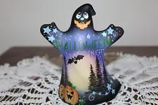 Fenton Gift Shop 2021 HP Halloween Night Ltd. Edition 21/37Ghost Figurine Nice!