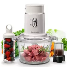 3 in 1 for Meat,Vegetables Food Processor Combo Blender Food Chopper Electric