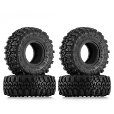 INJORA 1.0" S5 Soft Rubber Rock Terrain Tires for SCX24 FCX24 TRX4M Enduro24