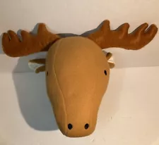 3-D Stuffed Moose Wall Hanging Decor For Nursery / Playroom- Little Love By Nojo