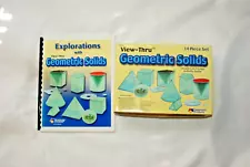 3D View-Thru Geometric Solids Shapes Mathematics Geometry