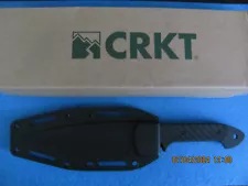 CRKT 2010KN C/K Dragon - 8.5" Black Dragon Fixed Blade Knife with Sheath