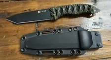 CRKT Stealth First Strike 2705KOD Fixed Blade Knife with Sheath Tactical