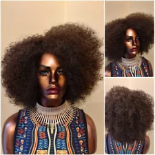 Final Sale| Kinky Curly Wig, Half Wig, Afro Wig, African American Wig, Halloween