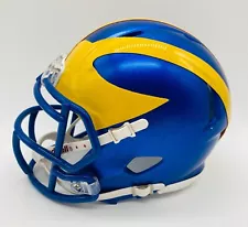 Delaware Fighting' Blue Hens Riddell Mini Speed College Football Helmet OOB