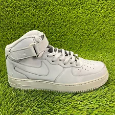 Nike Air Force 1 AF1 Mid Mens Size 11 Gray Athletic Shoes Sneakers 779423-991