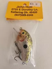 Unknown, Homemade, Balsa, Flatsided, Crankbait Fishing,Lure