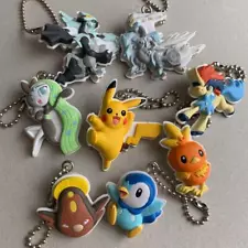 Pokemon Goods Figure 2012 Pikachu Strap Not for sale Complete Set Lot of 8