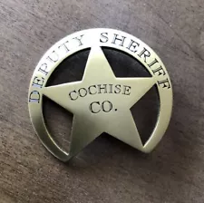 Tombstone Cochise Co. Deputy Sheriff Badge