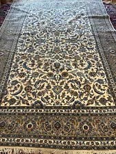 Hand Knotted Kashann Rug 7.8x11.5 ft. Circa 1980. #5027