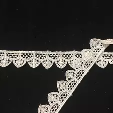 Medieval Renaissance Lace Trim Edging Venice Lace Edging 3/4" White 10 yds #W76