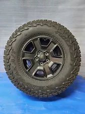 2018-2023 Jeep Gladiator Rim & Tire Black 1 PC OEM 33" OEM 6PJ78TRMAA