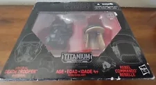 Star Wars Helmets Death Trooper & Rebel Commando The Black Series Titanium 06