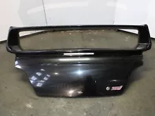 JDM 02-07 SUBARU WRX STI GDB BLACK TRUNK WITH WING OEM STI