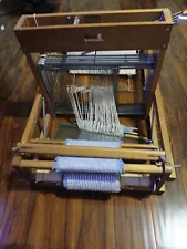 Leclerc Table Top Weaving Loom Nilus 15 3/4 inches 4 Shafts Reeds 12