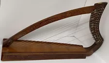 WOOD HARP MADE IN PAKISTAN Mid East MFG /Sold As-Is/Read