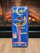 Sailor Moon Cosmic Crescent Wand Vintage Rare Bandai NIB 1995