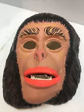 Vintage Planet of the Apes Costume Ventilated Mask Only No Strap￼ Has Cracks￼