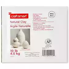 10lbs Natural Air-Dry, Non-Toxic Clay by Craft Smart - for Pottery, Sculpting