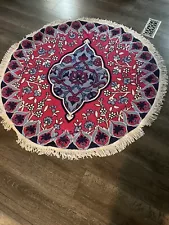 Better Homes & Gardens round rug floral 5’