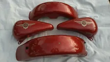 1998 Harley Davidson Fatboy Laser Pearl Red Paint Set Tanks Front & Rear Fenders