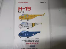 Caracal Models 1/48 H-19 US Coast Guard Decal For Revell Kit #CD48131