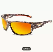 New Men's Camo Polarized Sunglasses Sunburst Fishing Hunting Boating