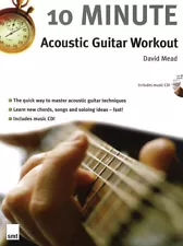 10 Minute Acoustic Guitar Workout Learn How to Play Music Lessons Book CD Pack