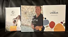 Dr A's Habits of Health & Your LifeBook 3 Book Set Optavia 2nd Edition w/guide