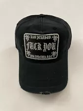 New Vintage A & G Rock n Roll Couture Graphic Black Adjustable Trucker Hat