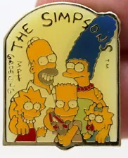 1990 Gift Creations The Simpsons Family Portrait Pin