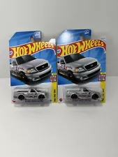 Hot Wheels 2024~ '99 Ford F-150 SVT Lightning Silver M Case Lot of 2