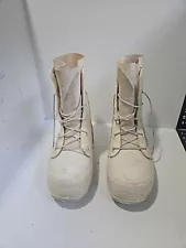 Military Mickey Mouse Boots Mens White Size 45-10