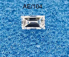 0.22 Ct Straight Baguette Cut H Color Vvs2 Clarity 4.35x2.5x2.05mm Loose Diamond