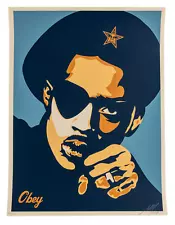 2003/2004 Shepard Fairey SLICK RICK Obey Giant Signed Numbered Print /300