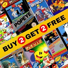 BUY 2 GET 2 FREE Nintendo Gaming Posters - Retro Arcade Gaming Room Wall Decor