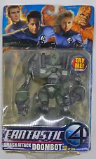 FANTASTIC FOUR SMASH ATTACK DOOMBOT, TOY BIZ 2005. NEW IN BOX, MARVEL.