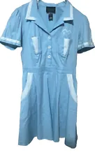 Hot Topic Midnight Hour Twin Peaks Waitress Dress Size LG