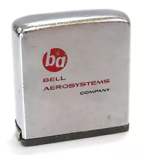 Bell Aerosystems Company Vintage Advertising Zippo Rule Tape Measure